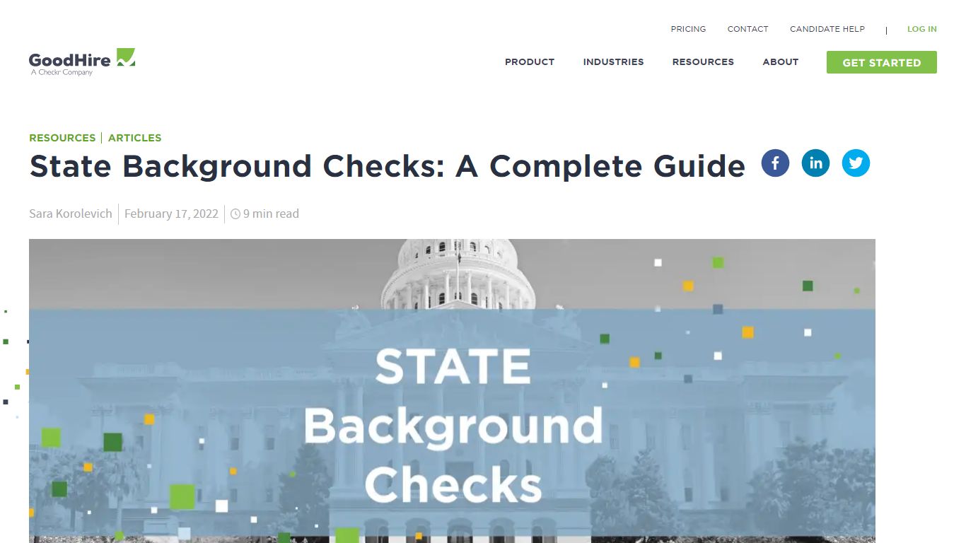 State Background Checks | GoodHire
